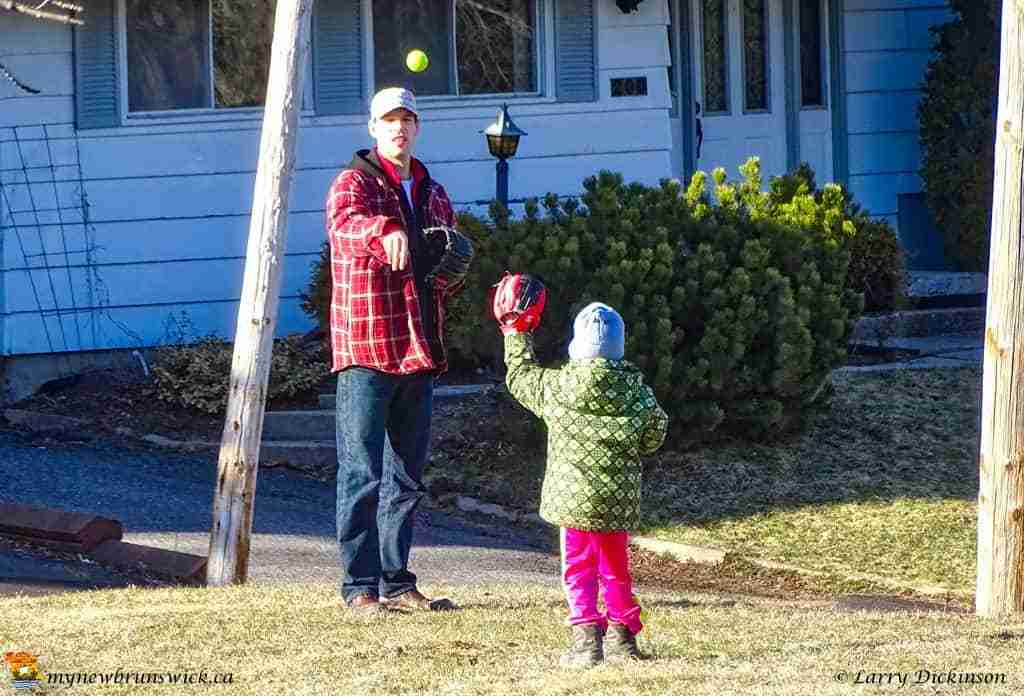 playing catch