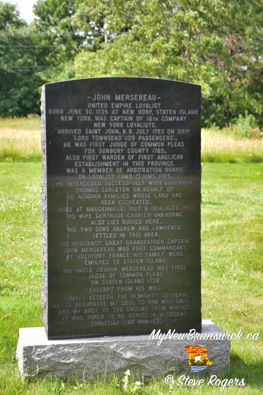 Loyalist Monument, Maugerville