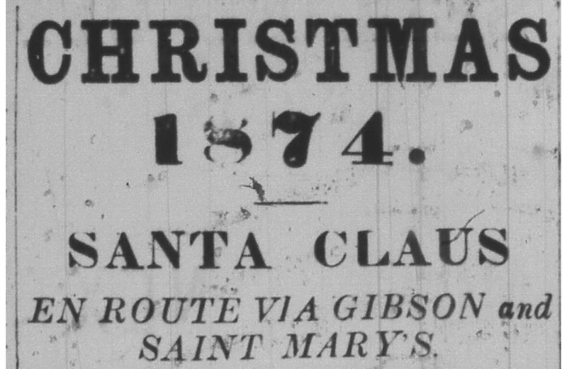 Sampson would later extend his delivery service to what is now the north side of Fredericton. (Provincial Archives of New Brunswick)
